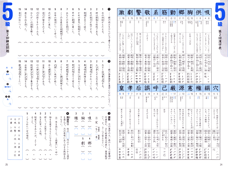 日本漢字能力検定対応 新漢字の学習 6～3級（サンプルページ） - SANSEIDO Co.,Ltd.